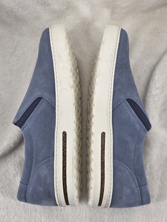 Birkenstock Oswego Elemental Blue Suede Slip On Sneakers EU 43 US 10 main image 7